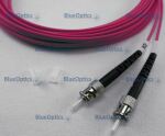 BlueOptics LWL Patchkabel LC / ST MM OM4 magenta 1,0m