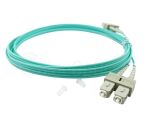 BlueOptics LWL Patchkabel SC / SC MM OM3 aqua 7,5m