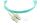 BlueOptics LWL Patchkabel LC / SC MM OM3 aqua 1,0m