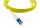 BlueOptics LWL Patchkabel LC / SC SM G.652.D yellow 1,0m