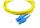 BlueOptics LWL Patchkabel LC / SC SM G.652.D yellow 1,0m