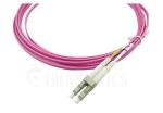 BlueOptics LWL Patchkabel LC / ST MM OM4 magenta 7,5m