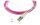 BlueOptics LWL Patchkabel LC / ST MM OM4 magenta 7,5m