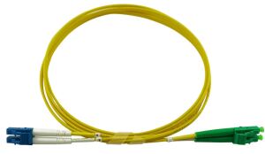 BlueOptics LWL Patchkabel Duplex LC-UPC / LC-APC SM OS2 0,5m