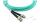 BlueOptics LWL Patchkabel LC / ST MM OM3 aqua 1,0m
