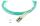 BlueOptics LWL Patchkabel LC / LC MM OM3 aqua 1,0m