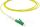 BlueOptics LWL Patchkabel Simplex LC-APC / LC-APC SM OS2 1,0m
