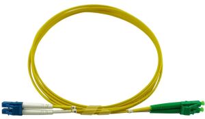 BlueOptics LWL Patchkabel Duplex LC-UPC / LC-APC SM OS2 5,0m