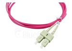 BlueOptics LWL Patchkabel SC / SC MM OM4 magenta 3,0m