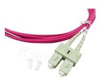 BlueOptics LWL Patchkabel SC / SC MM OM4 magenta 3,0m