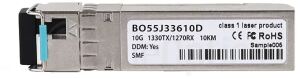 BlueOptics BO55J33610D SFP+ 10GBASE-BX-D SM TX1330/RX1270 10km ZyXEL SFP10G-BX13