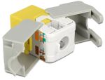 DELOCK Keystone Modul RJ45 Buchse > LSA Cat.6 UTP gelb