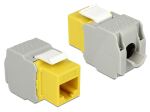 DELOCK Keystone Modul RJ45 Buchse > LSA Cat.6 UTP gelb