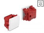 DELOCK Easy 45 Wippschalter 45 x 45mm weiß