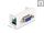 DELOCK Easy 45 Modul D-Sub 9 Pin Buchse > 6 Pin Terminalblock 22,5 x 45mm