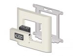 DELOCK Easy 45 DisplayPort Modul gewinkelt 90° 22,5 x 45mm