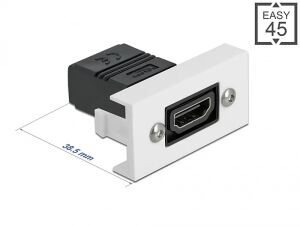 DELOCK Easy 45 HDMI Modul gerade 22,5 x 45mm