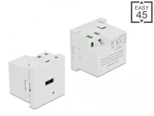 DELOCK Easy 45 USB Ladeportmodul 1x USB Typ-A