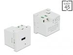 DELOCK Easy 45 USB Ladeportmodul 1x USB Typ-A