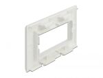 DELOCK Easy 45 Modulträger für Geräteeinbaukanal 130 x 80mm