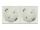 DELOCK Easy 45 Schuko-Steckdose (VPE 5) 45°-Anordnung 2-fach erweiterbar 45x45mm