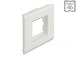 DeLOCK Easy 45 Modulträger für Geräteeinbaukanal 85 x 80 mm