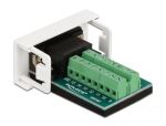 DELOCK Easy 45 Modul VGA ST > Terminalblock 22,5 x 45mm