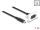 DeLOCK Easy 45 Modul SuperSpeed USB 10 Gbps (USB 3.2 Gen 2) USB Type-C Buchse zu USB Type-C Stecker mit Kabelpeitsche, 22,5 x 45 mm