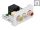 DELOCK Easy 45 Modul 3x Cinch Buchse > RJ45 Buchse 22,5 x 45mm