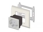 DELOCK Easy 45 Schutzkontakt-Steckdose (VPE 10) 45°-Anordnung 45 x 45mm