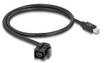 DELOCK Keystone mini Displayp. BU > Mini Displayp. ST 110°