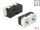 DELOCK Easy 45 Schuko-Steckdose (VPE 5) 2-fach 45°-Anordnung 45 x 45mm