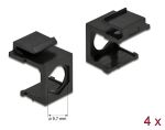 DELOCK Keystone Abdeckung (VPE4) schwarz mit 9,7 mm...