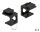 DELOCK Keystone Abdeckung (VPE4) schwarz mit 9,7 mm Durchführung