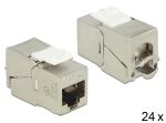 DELOCK Keystone Modul RJ45 Bu > LSA Cat.6a STP (VPE 24)