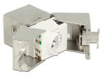 DELOCK Keystone Modul RJ45 Bu > LSA Cat.6a STP (VPE 24)