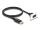 DELOCK Easy 45 DisplayPort 8K 30Hz Modul mit Kabelpeitsche 22,5 x 45mm