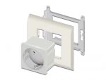 DELOCK Easy 45 Schuko-Steckdose 45 x 45mm