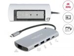 DELOCK USB Type-C Dockingstation mit M.2 Slot - 4K HDMI/ USB/ LAN/ PD 3.0
