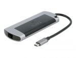 DELOCK USB Type-C Dockingstation mit M.2 Slot - 4K HDMI/ USB/ LAN/ PD 3.0
