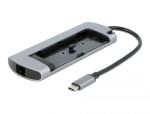 DELOCK USB Type-C Dockingstation mit M.2 Slot - 4K HDMI/ USB/ LAN/ PD 3.0