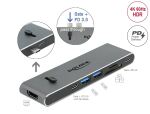 DELOCK Dockingstation Dual USB Type-C mit HDMI/ USB 3.2/ SD/ PD 3.0