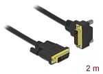 DELOCK DVI Kabel 24+1 ST > 24+1 ST gewinkelt 2,0m