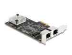 DELOCK PCI Express x2 Netzwerkkarte 5 Gigabit LAN 2x RJ45 RTL8126