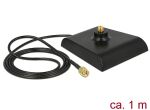 DELOCK Antennenfuß SMA ST > SMA Buchse low loss...