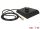DELOCK Antennenfuß SMA ST > SMA Buchse low loss schwarz 1,0m