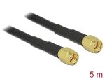 DELOCK Antennenkabel RP-SMA ST > RP-SMA ST LMR195 5,0m