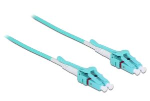DELOCK Kabel Lichtwellenleiter LC > LC Multimode OM3 Uniboot 2m