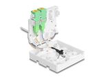 DELOCK LWL Anschlussdose 2x SC/APC Simplex mit Verlegekabel Set 30m