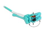 DELOCK Kabel Lichtwellenleiter LC > LC Multimode OM3 Uniboot 3m